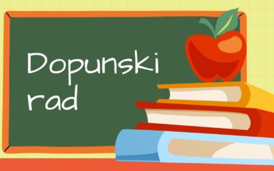 Obavijest o dopunskom radu
